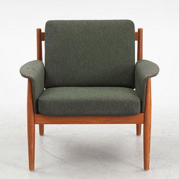 Grete Jalk / Charles France, a model '168 Grand Danois' armchair, France & Son, Denmark.