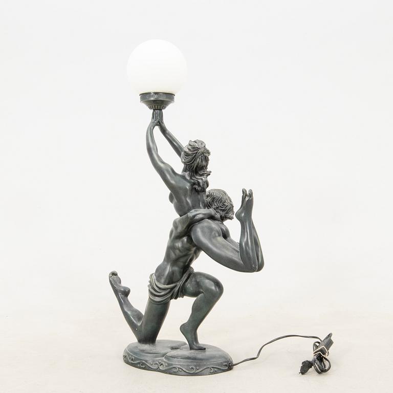 Table lamp, 20th century.