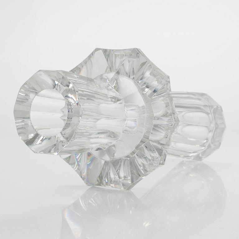 Aimo Okkolin, vas, "Fyr", signerad Aimo Okkolin, Riihimäen Lasi Oy.