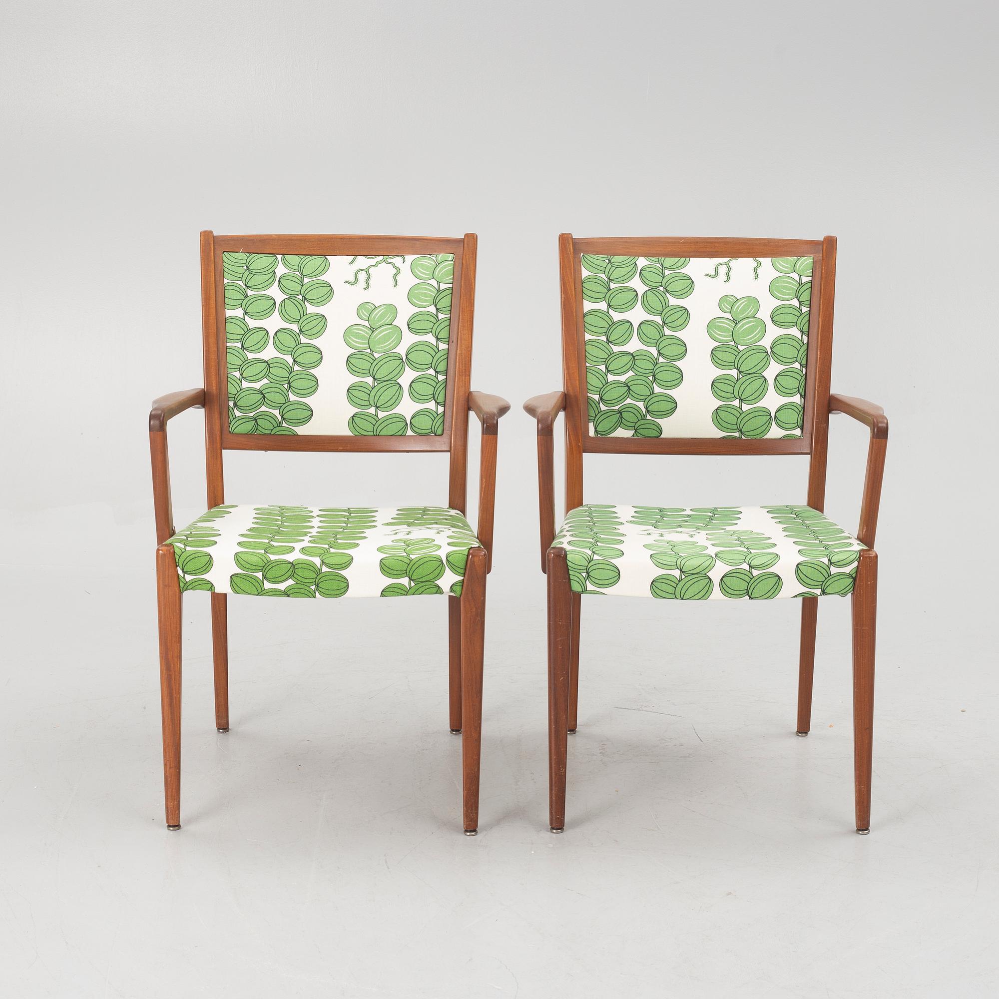 A pair of chairs, Skaraborgs Möbelindustri, 1950's/60's.