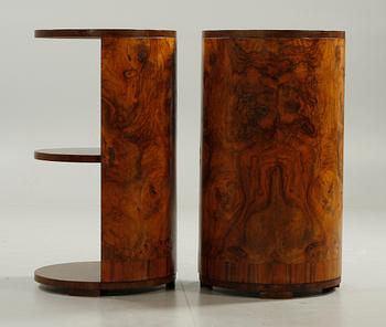 KOLONNHYLLA, ett par, art decostil, 1900-talets andra hälft.