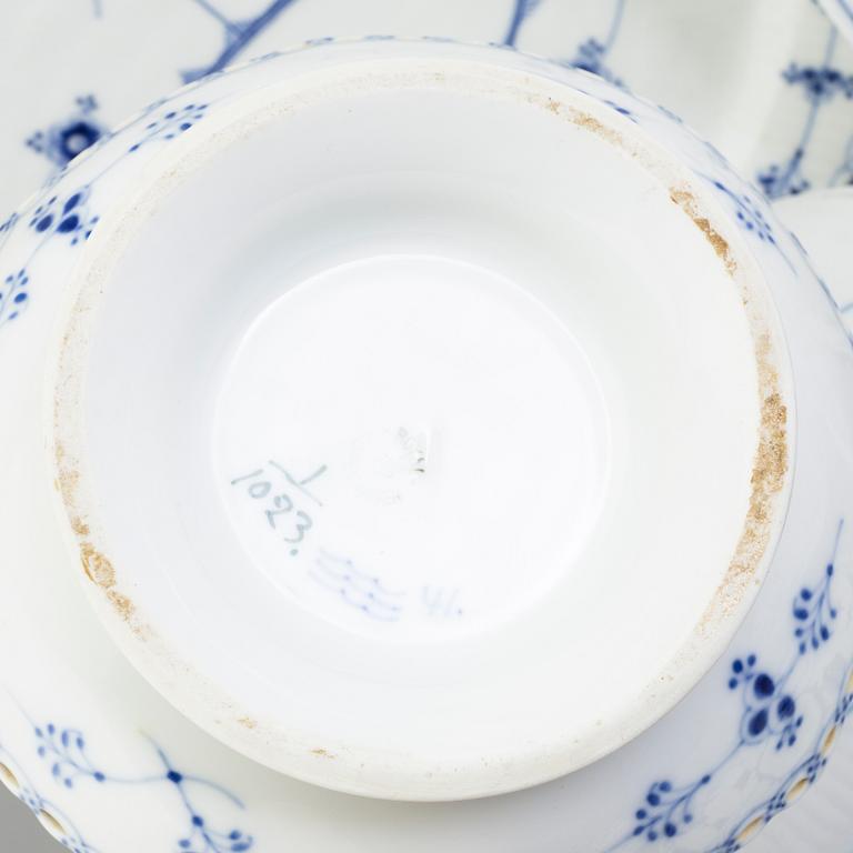 A 144 piece porcelain service 'Musselmalet', Royal Copenhagen, Denmark.