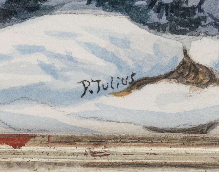 Per Julius, "Gåsviksfjärden, Nordingrå".