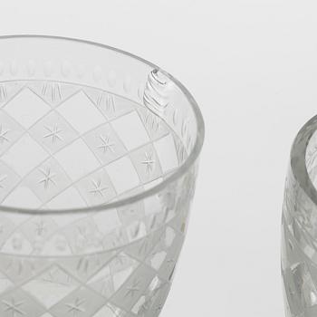 Starkvinsglas, 20 stycken, sengustavianska, olika manufakturer.