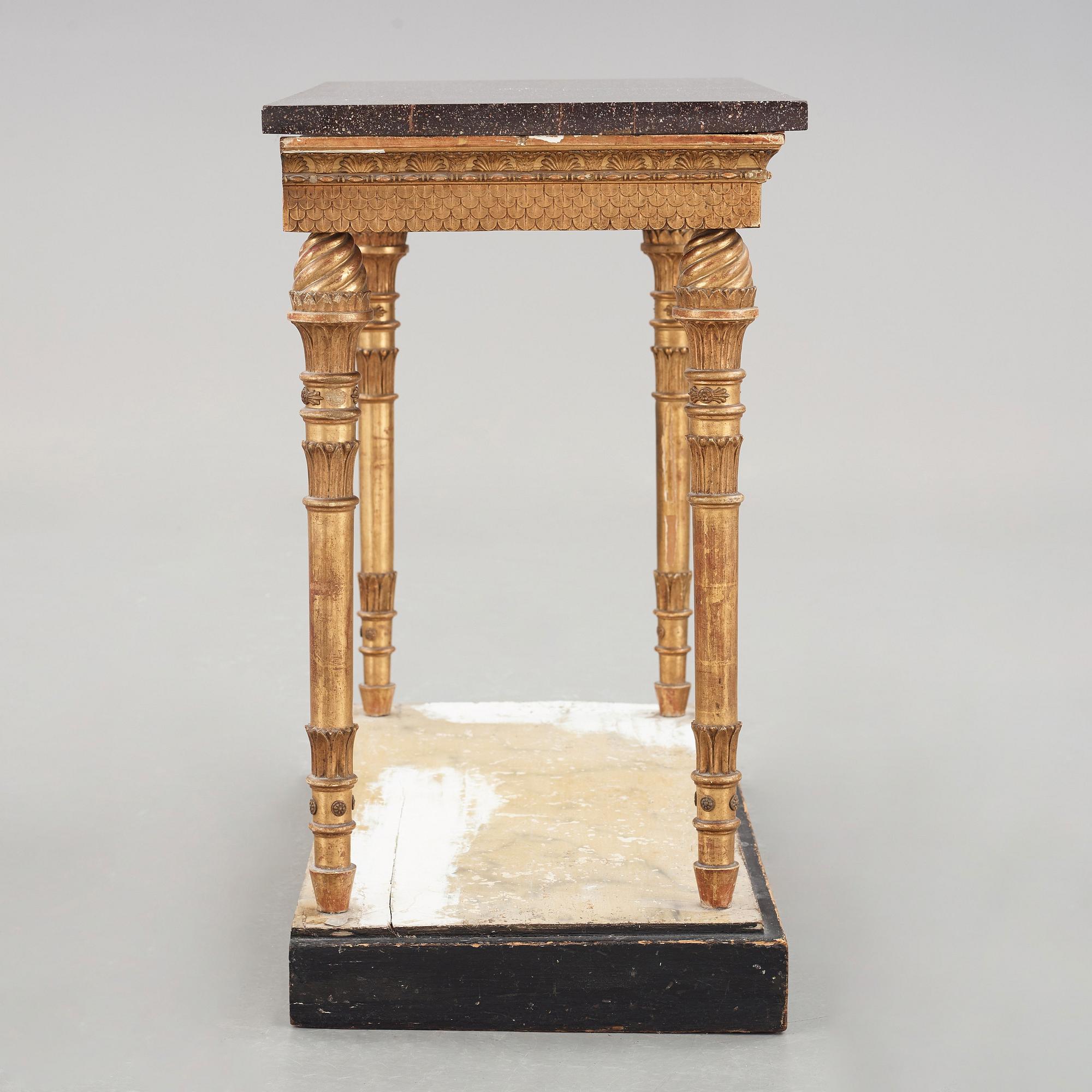 KONSOLBORD, sengustavianskt, 1800-talets början.