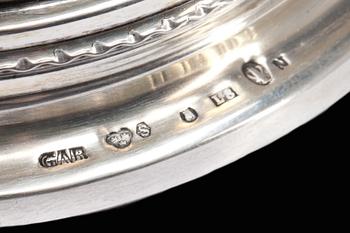 BÄGARE, silver. Barockstil. GAB, Stockholm 1937. Vikt ca 260 g.