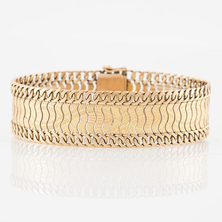 Bracelet 18K gold, Peru.