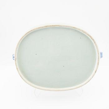 Heating dish China circa 1800 porcelain.