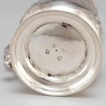 An english silver tankard, John Swift, London 1752.