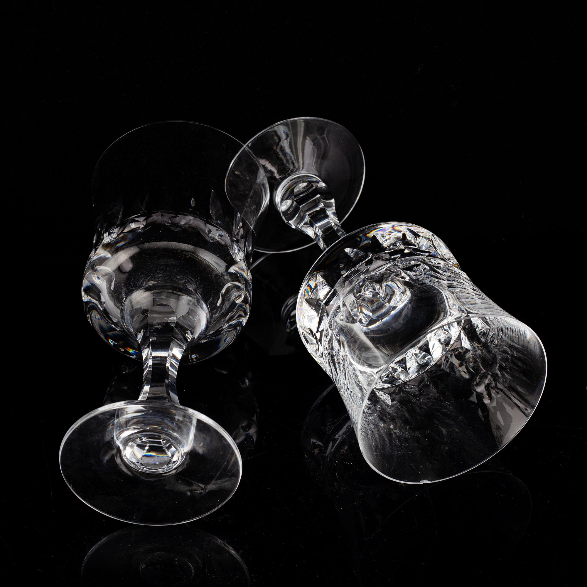 Göran Wärff, a part 'Prince' glass service, Kosta Boda (72 pieces).