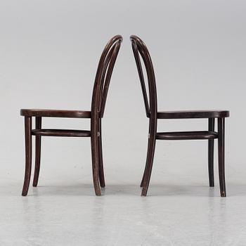 A set of eight wooden chairs, Gemla, Sweden, late 20th century.