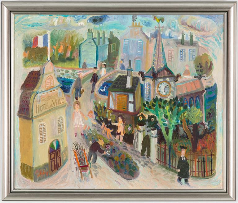 ELIS RYBERG, oil on canvas, signed.