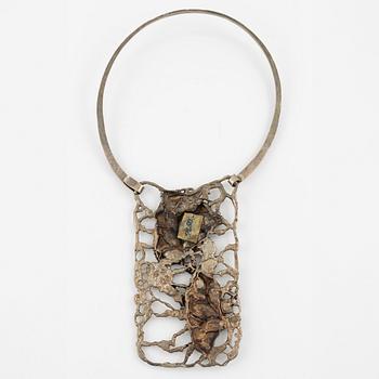 Lars Arby, collier, sterlingsilver, Göteborg 1976.