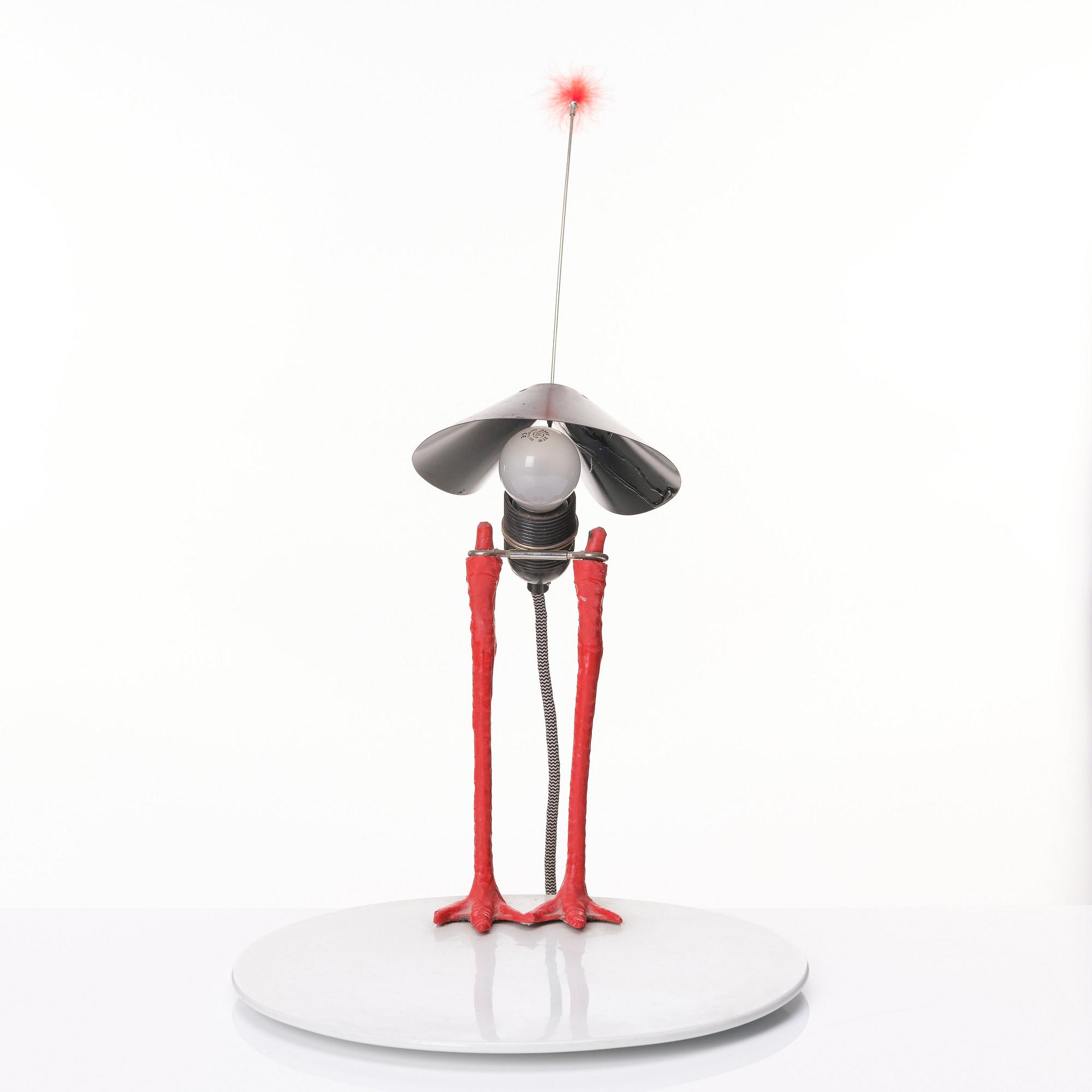 Ingo Maurer, bordslampa, "BiBiBiBi", ed. 137/500, Tyskland, 1980-tal.