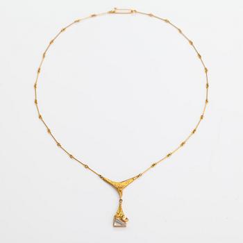 Björn Weckström, A 14K gold and platinum necklace "Stockmann's jubilee jewellery". Lapponia 1987.