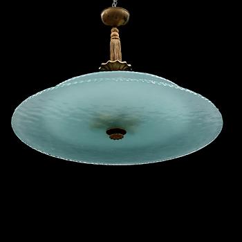 TAKLAMPA, 1900-talets första hälft. Höjd ca 50 cm.