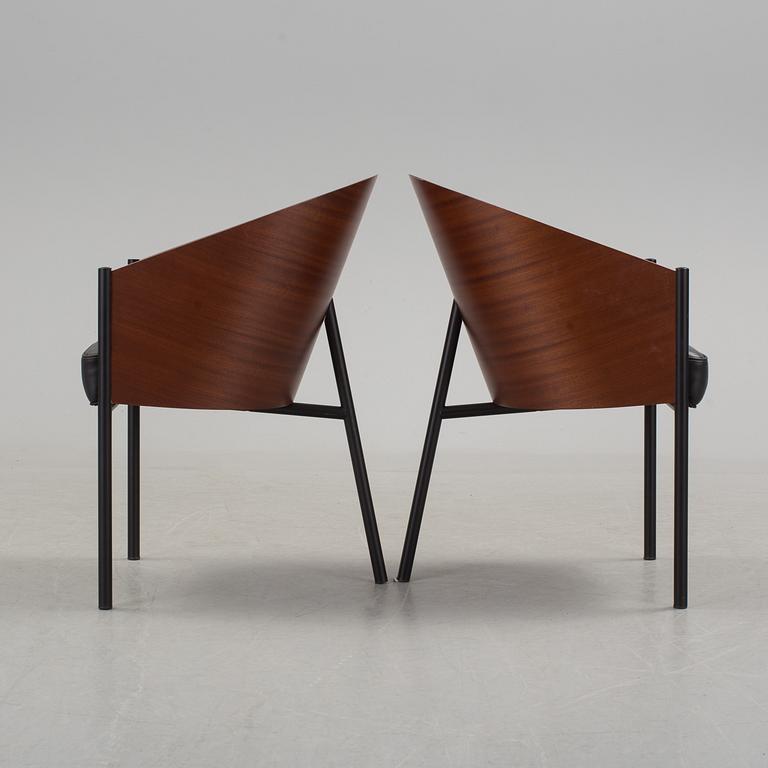 PHILIPPE STARCK, 4 chairs, '"Costes" Tango' Driade-Aleph.