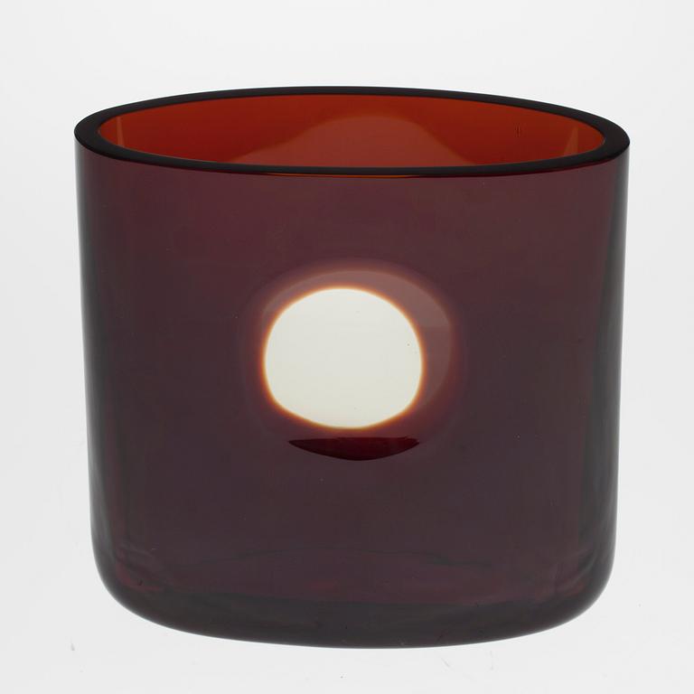 VAS, glas, signerad Tapio Wirkkala 3304, Iittala 1900-talets senare hälft.