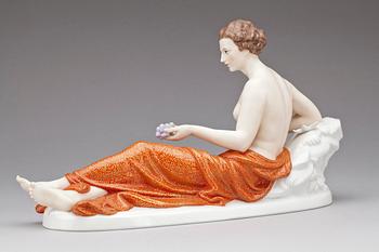 FIGURIN, porslin, H Meisel, Rosenthal, 1900-talets början.