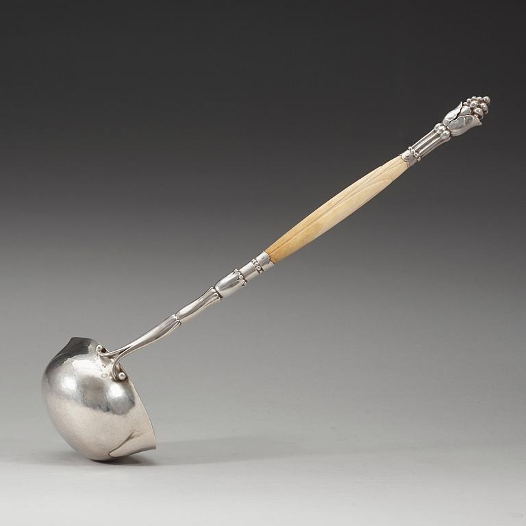 A Georg Jensen ladle, Copenhagen ca 1919-1927.