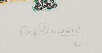 SIGVARD BERNADOTTE, färglitografier, 2 st, signerade och numrerade 27/250 resp 29/250.