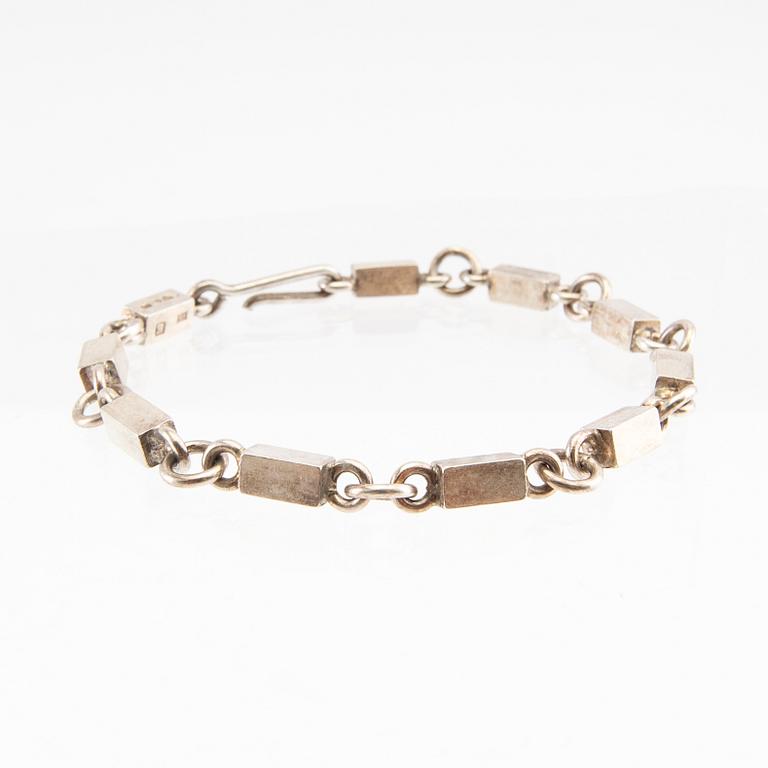 Wiwen Nilsson, sterling silver bracelet, Lund 1964.