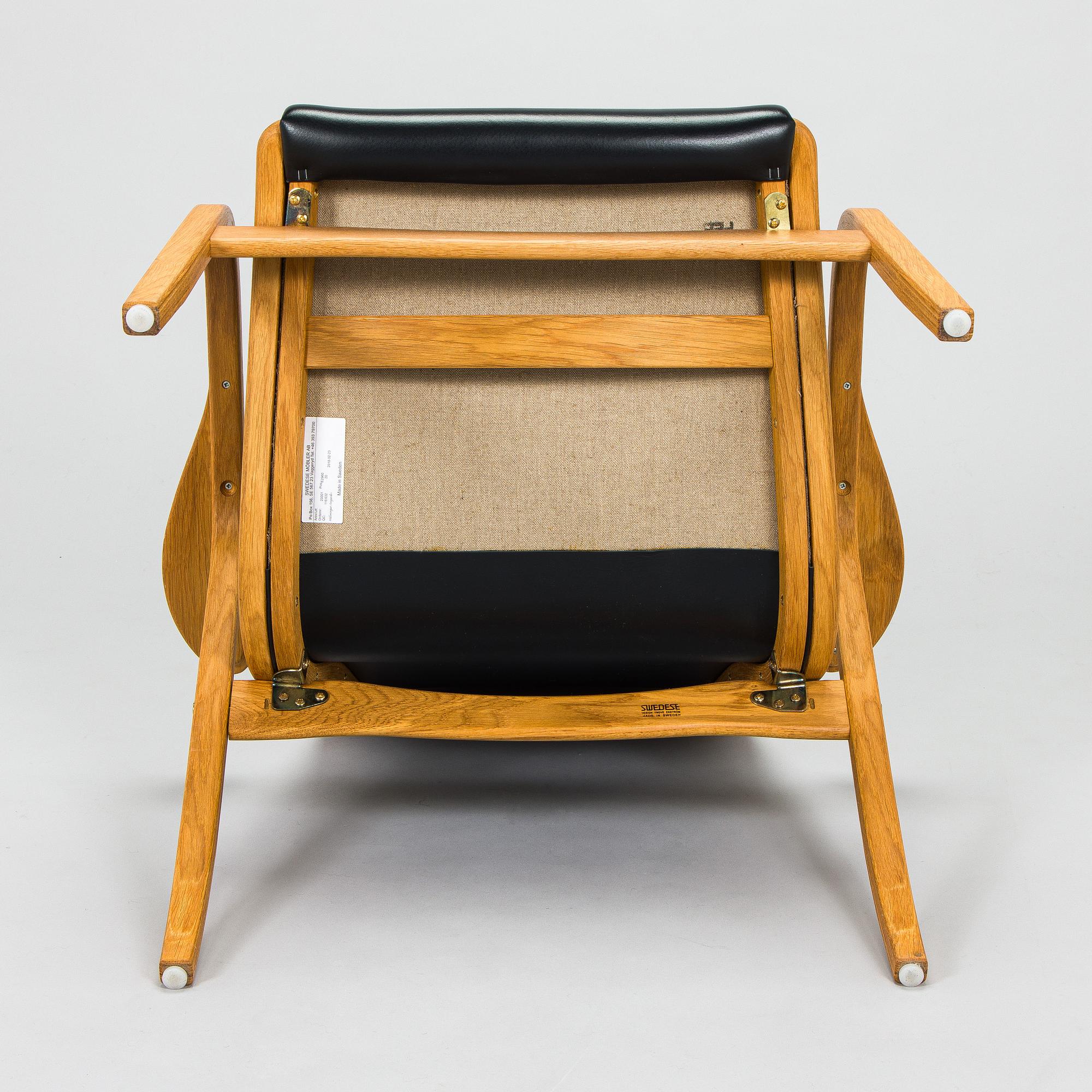 Yngve Ekström, 'Lamino' armchair, Swedese.