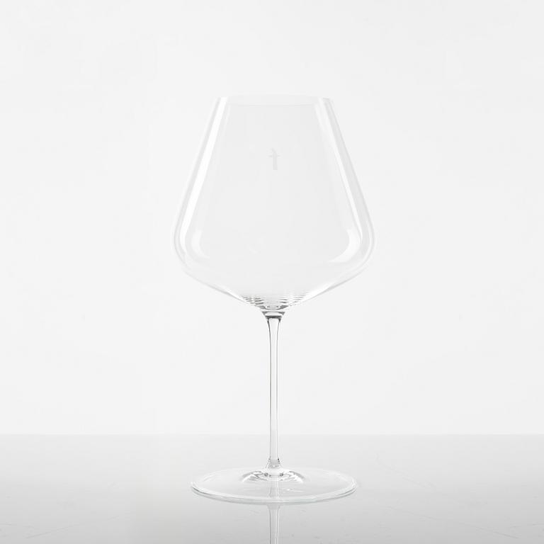 Hans Denk, Bourgogneglas, 6 st, "Denk'Art", Zalto, Österrike.