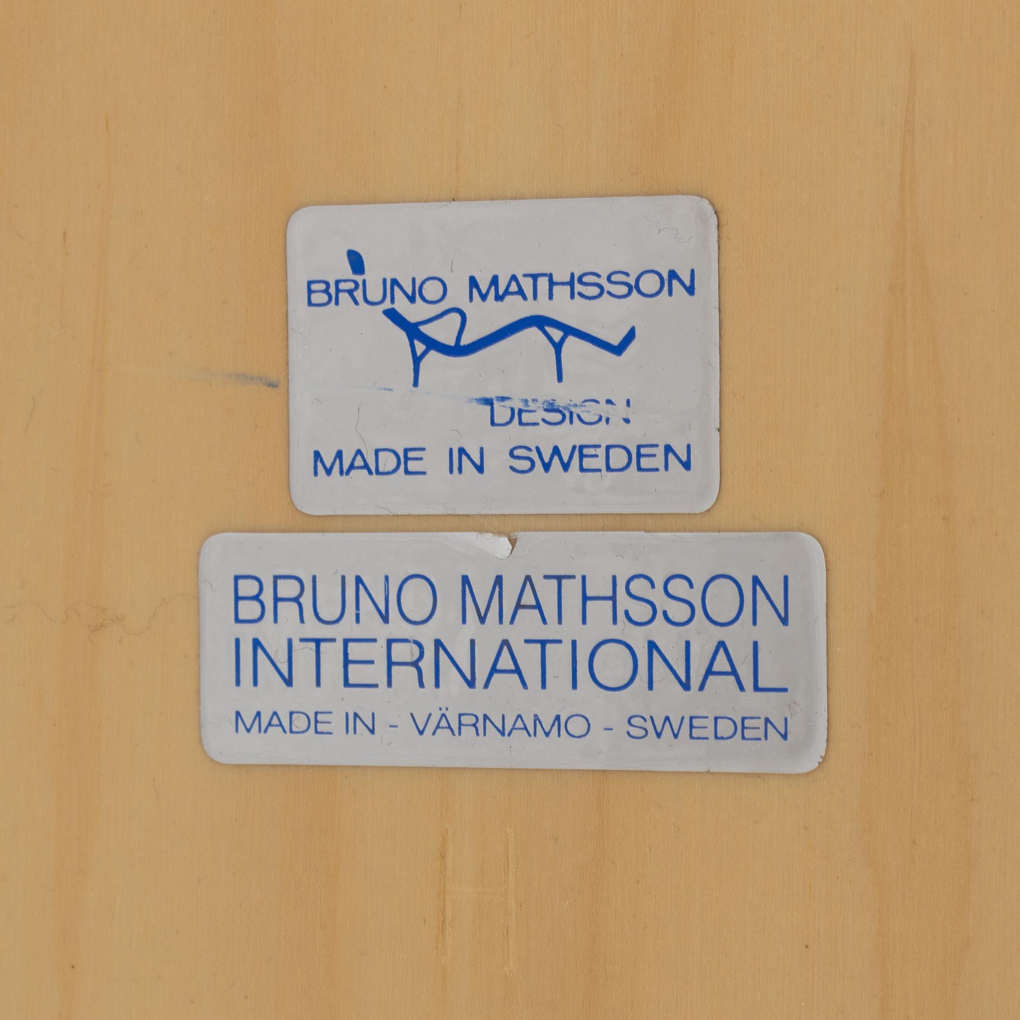 Bruno Mathsson, a birch-veneered dining table from Bruno Mathsson International.