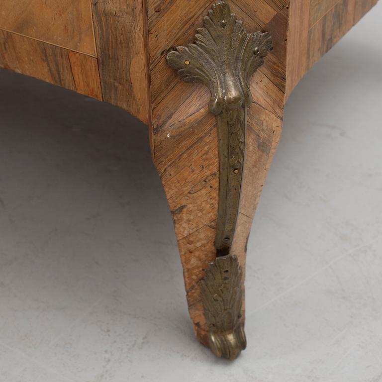A Gustavian parquetry commode by M. Engström (master in Stockholm 1758-97).