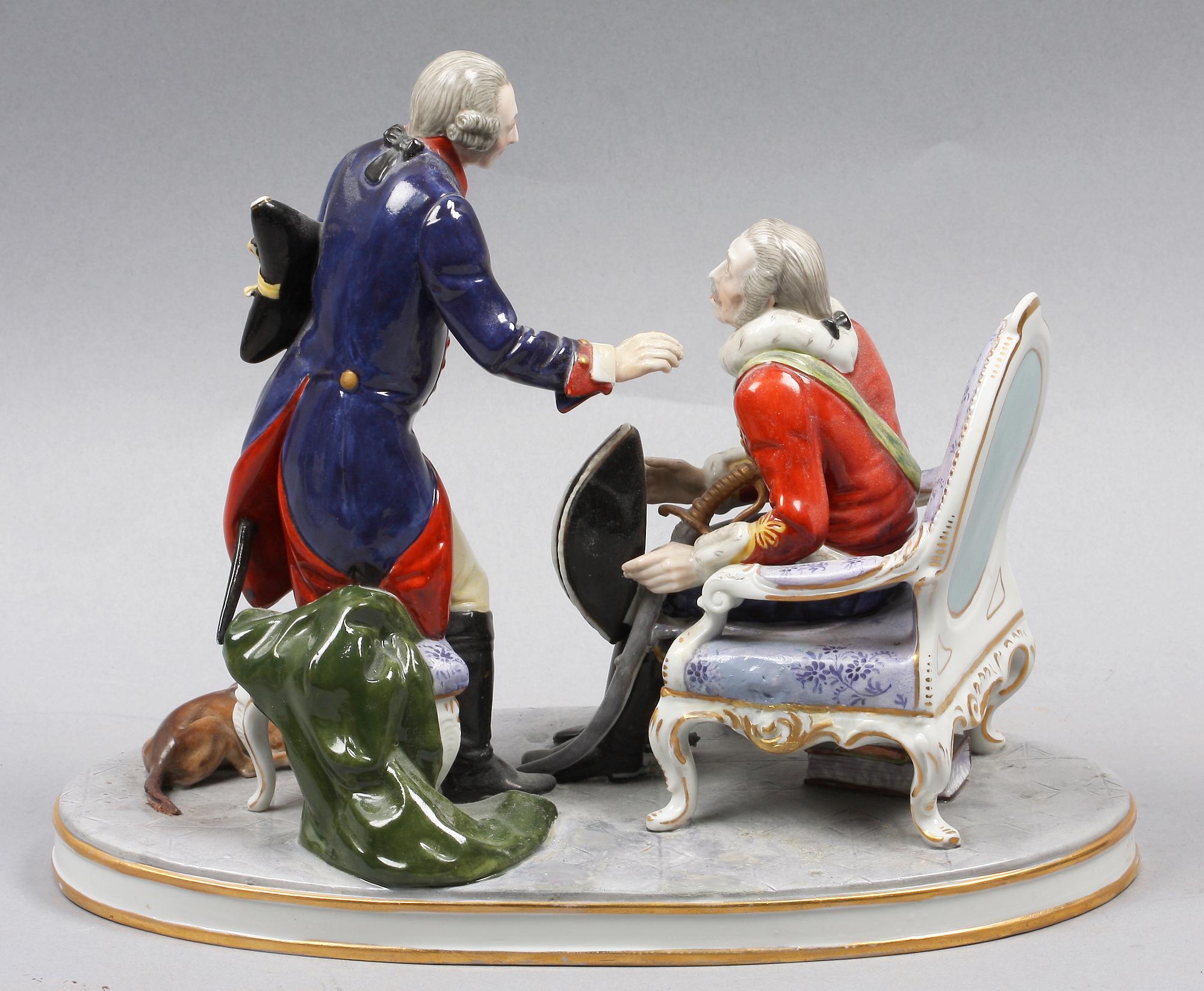 PARTI FIGURINER, 3 st, porslin.