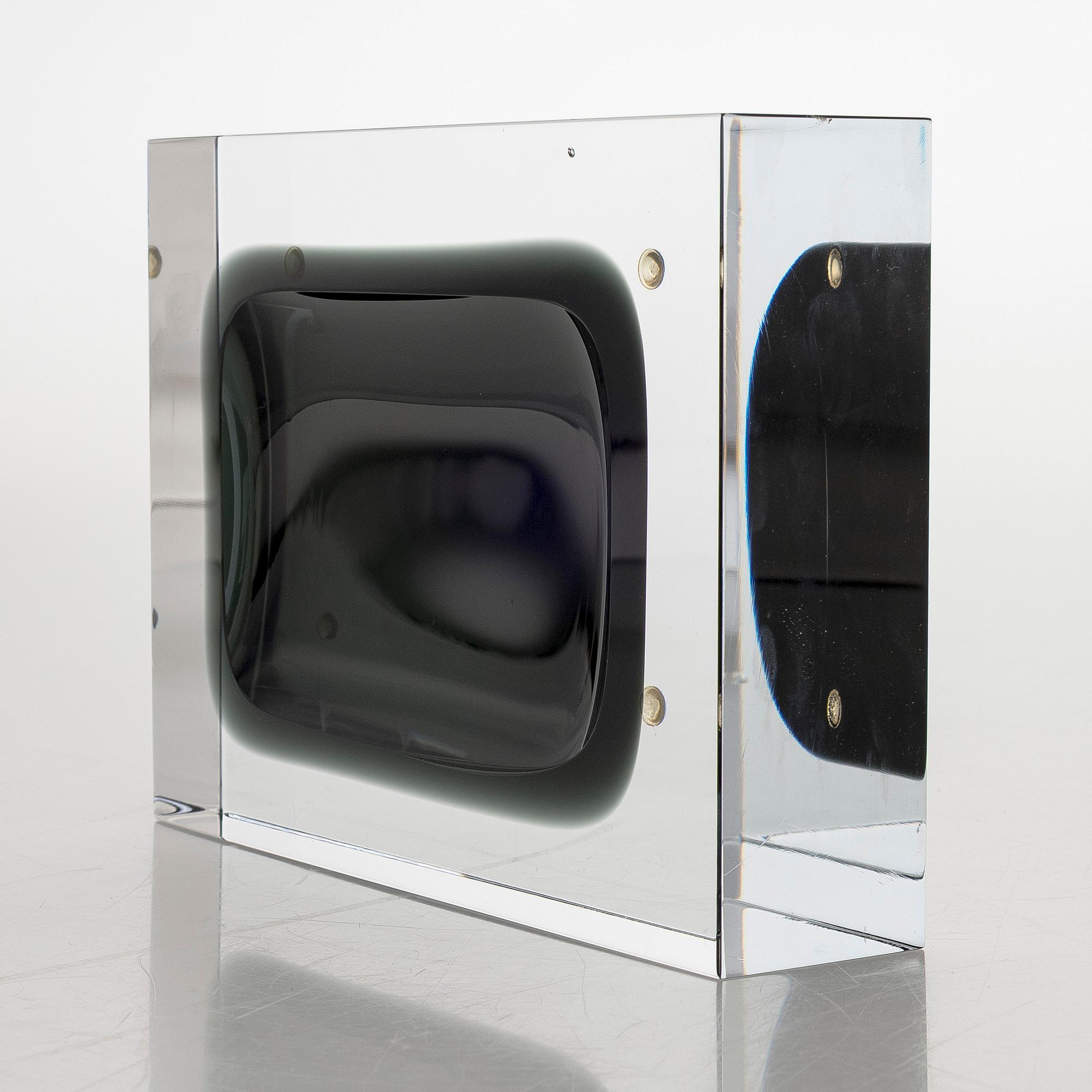 Harri Koskinen, 'Alue', Pro Arte glass sculpture signed Harri Koskinen, Iittala 2000 12/30.