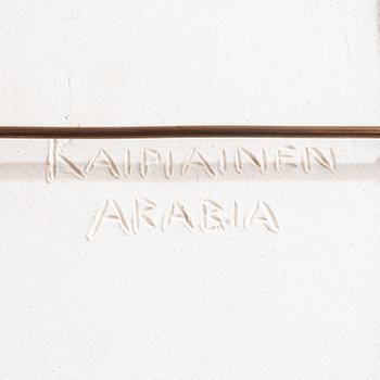Birger Kaipiainen, dekorationsfat, stengods, signerad Kaipiainen Arabia.
