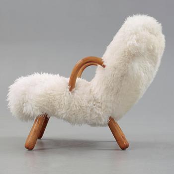 A 'Clam' easy chair attributed to Philip Arctander, 1940-50's.