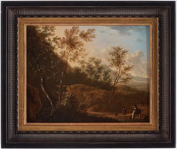 540. Frederic de Moucheron, Landscape with figures.