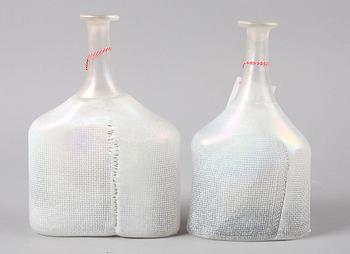 VASER, 2 st. Glas, design Bertil Vallien, Boda.
