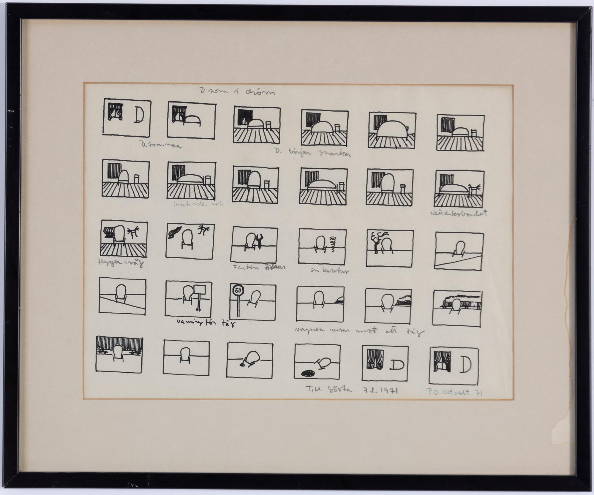 Per Olof Ultvedt, "D som i dröm".