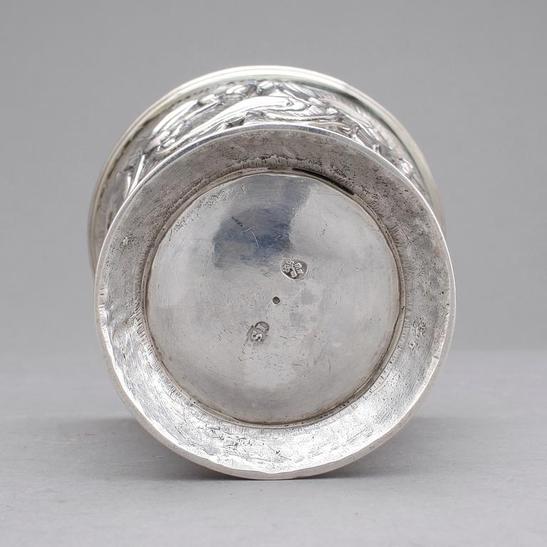 BÄGARE, Jacob Stabenau, Riga, 1712-1724. Vikt ca 158 gram.