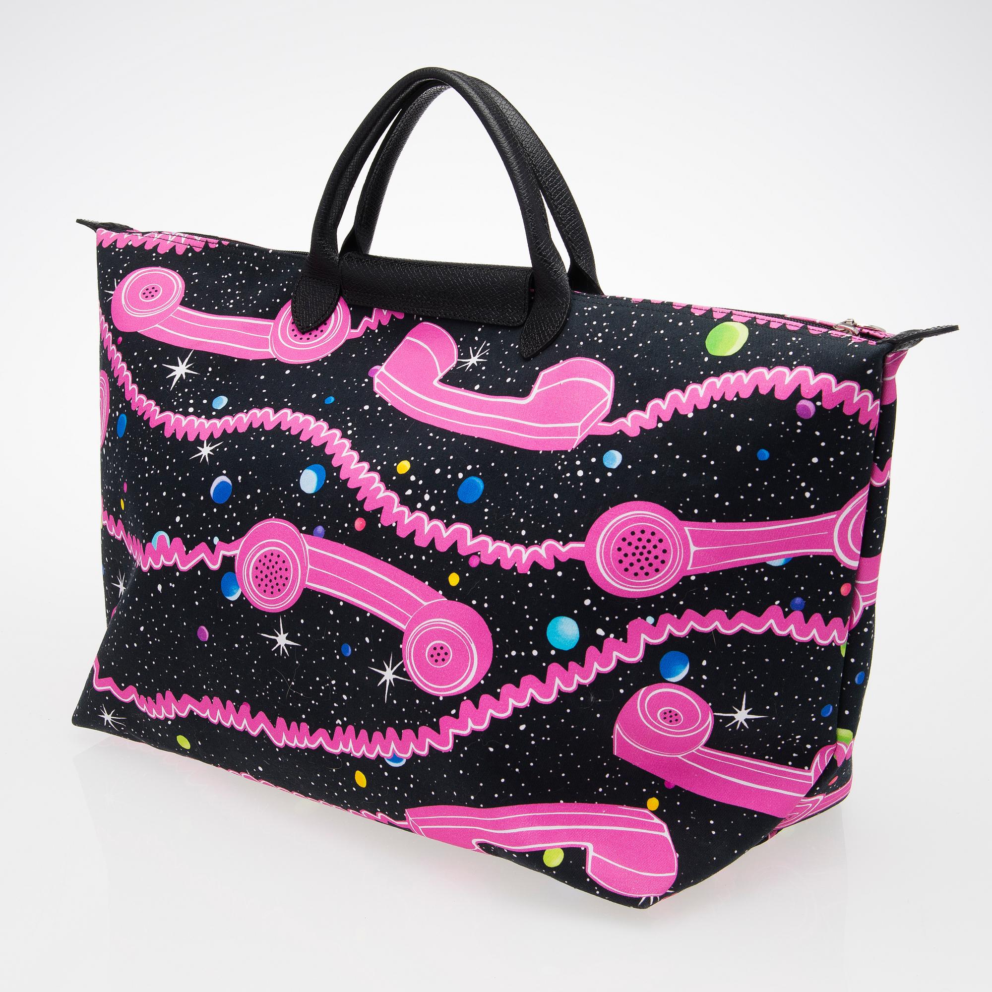 Longchamp Jeremy Scott Long Distance Call Tote Bag.
