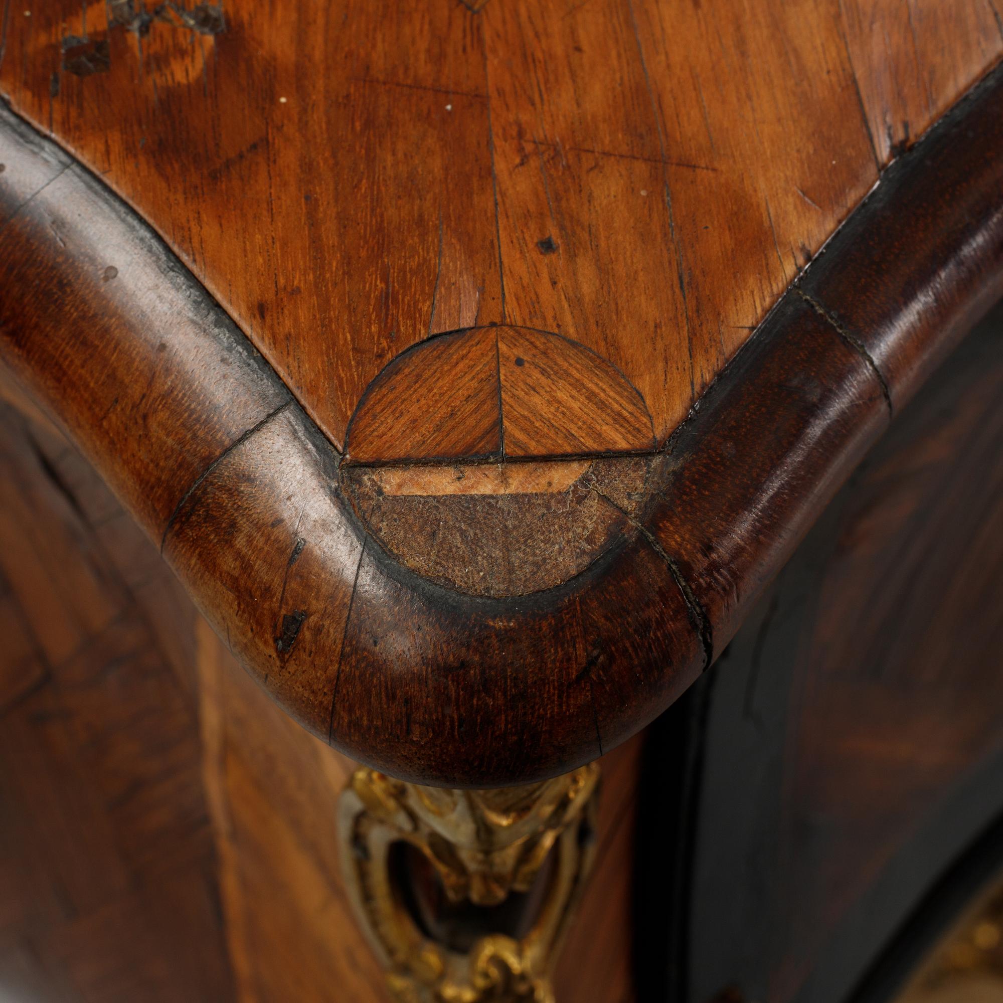 A rococo style dresser, 18th Century.