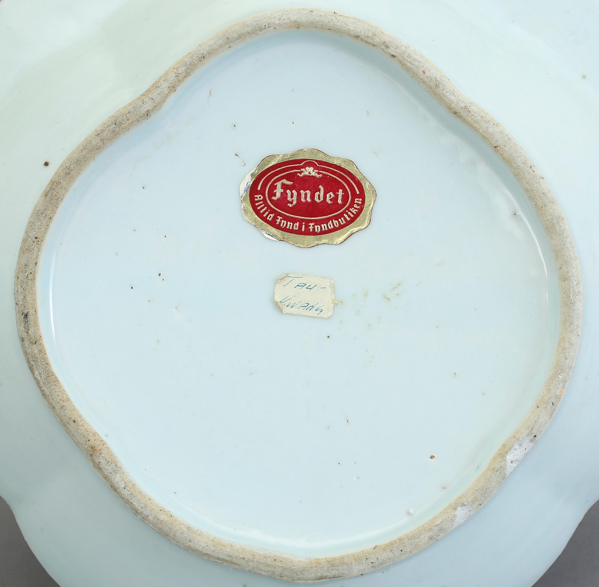 FAT, porslin, Kina 1800-tal.