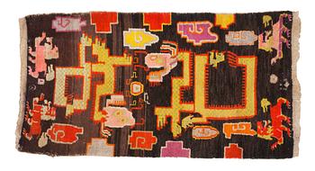 1249. SEMI-ANTIQUE TIBETAN FIGURAL. 162 x 88 cm.