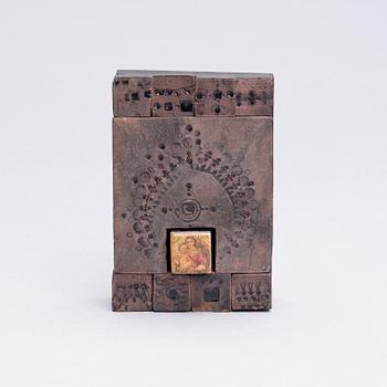 RUT BRYK, CERAMIC RELIEF. Marked Bryk. 1970s.