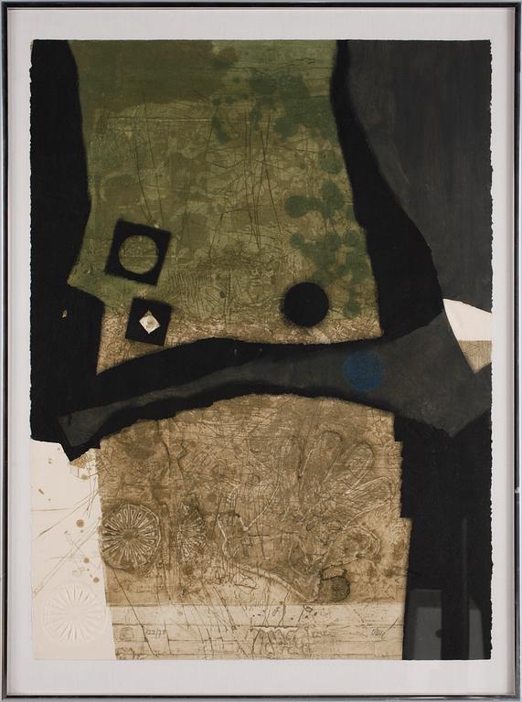 ANTONI CLAVÉ, karborundumetsning, sign o numr 22/75.