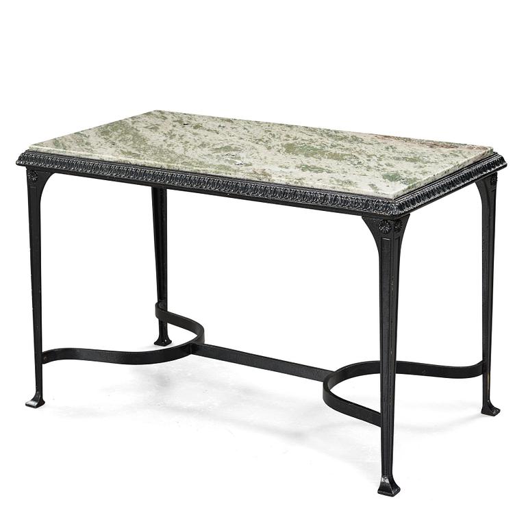 Folke Bensow, a cast iron table "Trädgårdsmöbeln Näfverqvarns n:r 10" by Näfveqvarns Bruk.