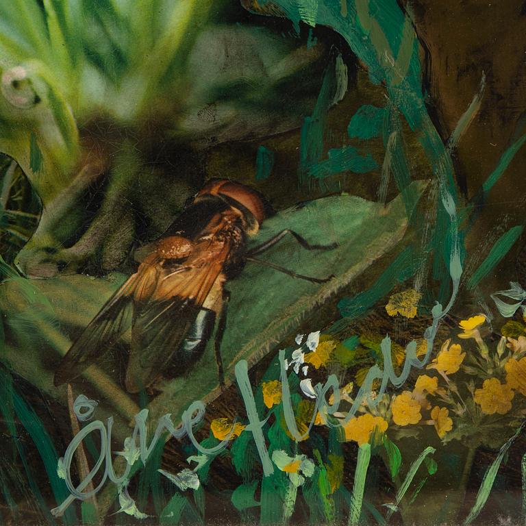 Åke Hedman, mixed media and collage, signed and dated -81.