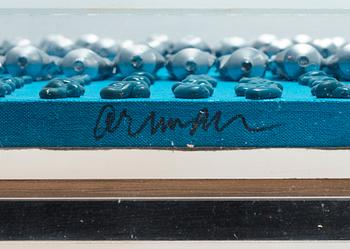 Fernandez Arman, ”Blue and Silver”.