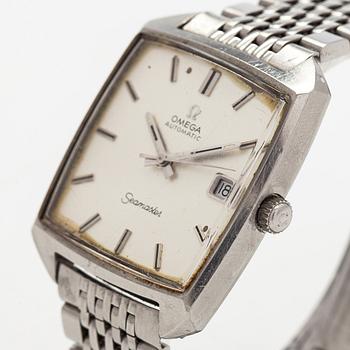 Omega Seamaster, wristwatch, 33 x 33 mm, steel, automatic, plastic crystal, circa 1970.