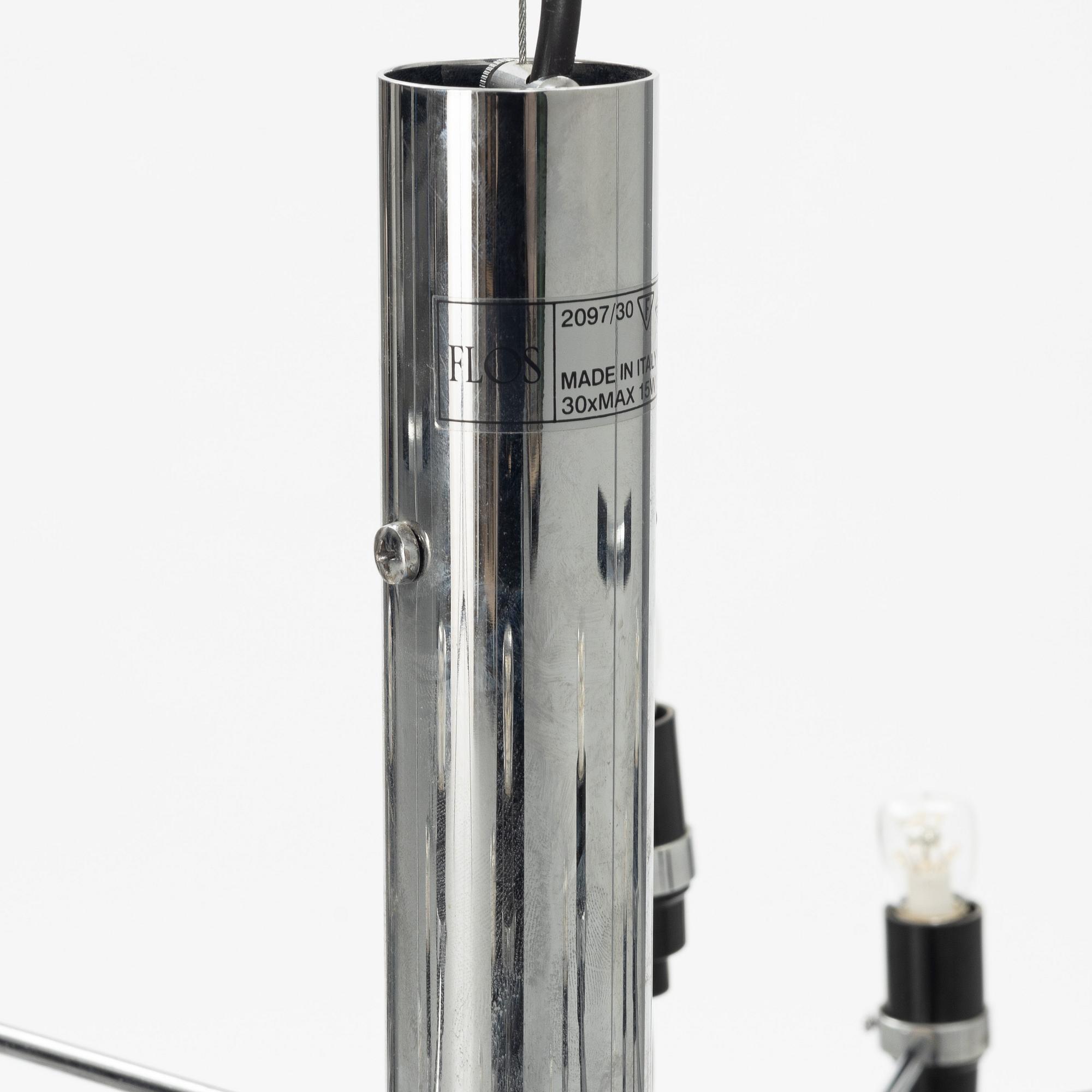 Gino Sarfatti, takkrona, modell 2097/30, Flos, Italien.