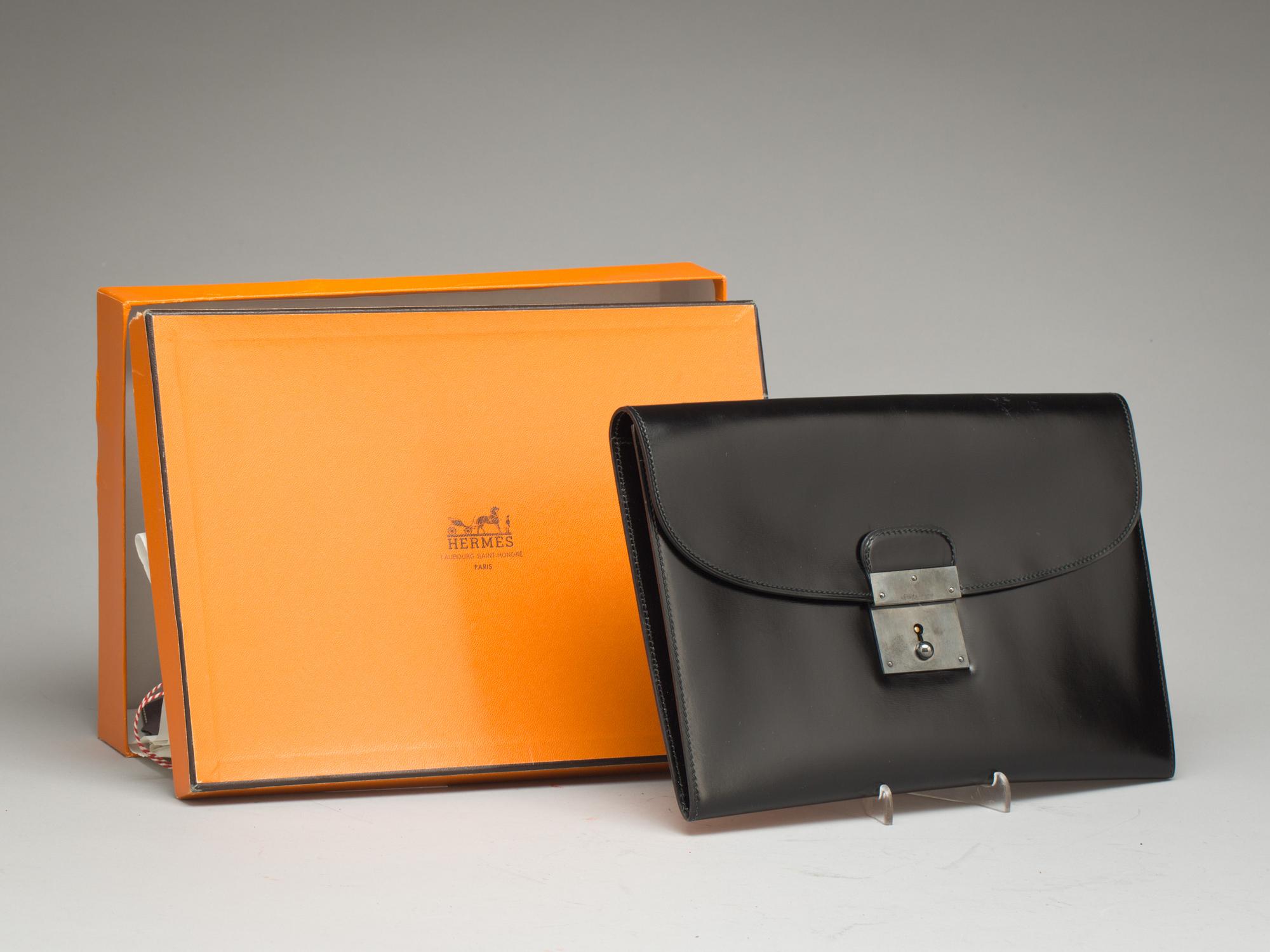 KUVERTVÄSKA. Hermès, Paris. 1980-tal.